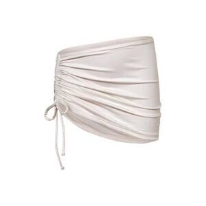 NEW SUBMARINE women's scrunch it cover up in cream